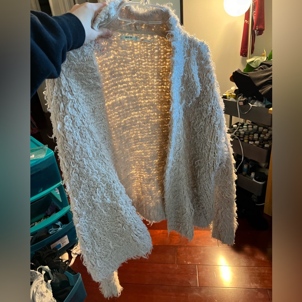 Kimchi blue Sherpa like jacket
